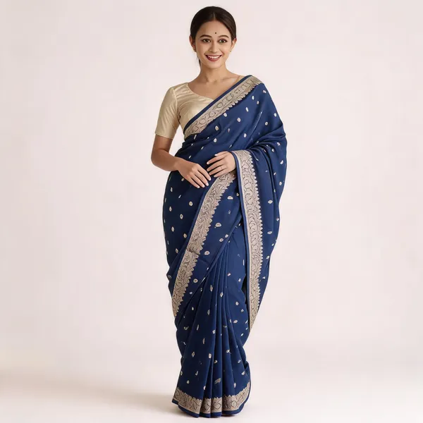 KP_6040_BLUE_SOFT_LILAN_SAREE