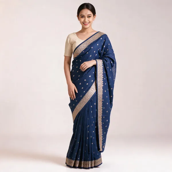 KP_6040_BLUE_SOFT_LILAN_SAREE