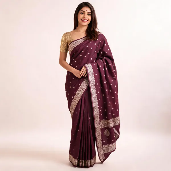 KP_6040_WINE_SOFT_LILAN_SAREE
