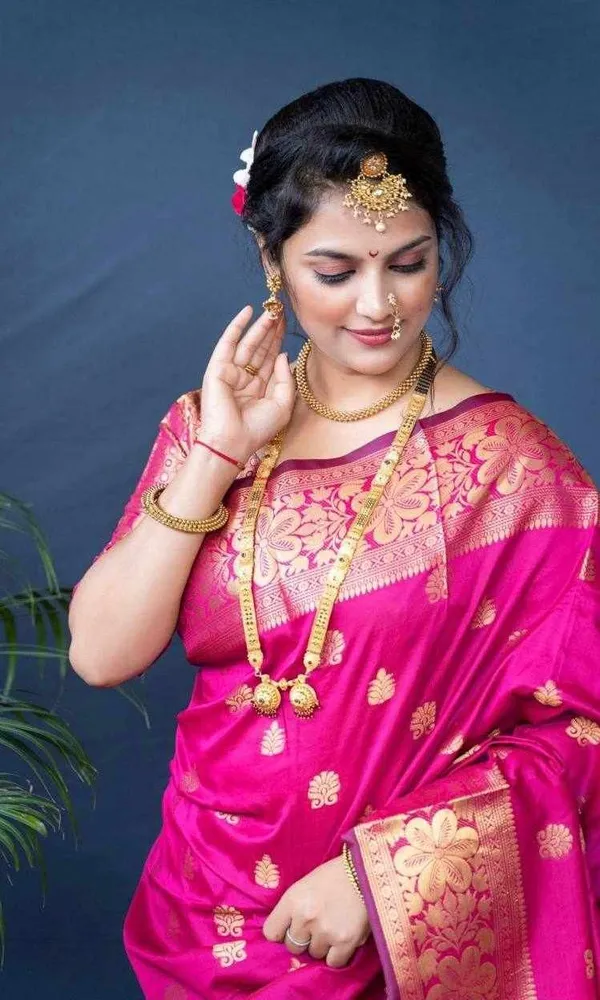 KP_6041_PINK_SOFT_LICHI_SILK_SAREE