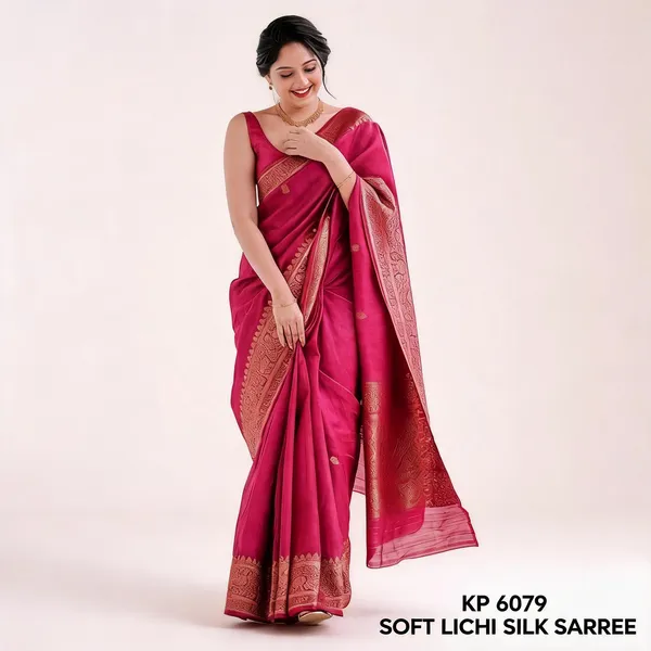KP_6079_SOFT_LICHI_SILK_SAREE