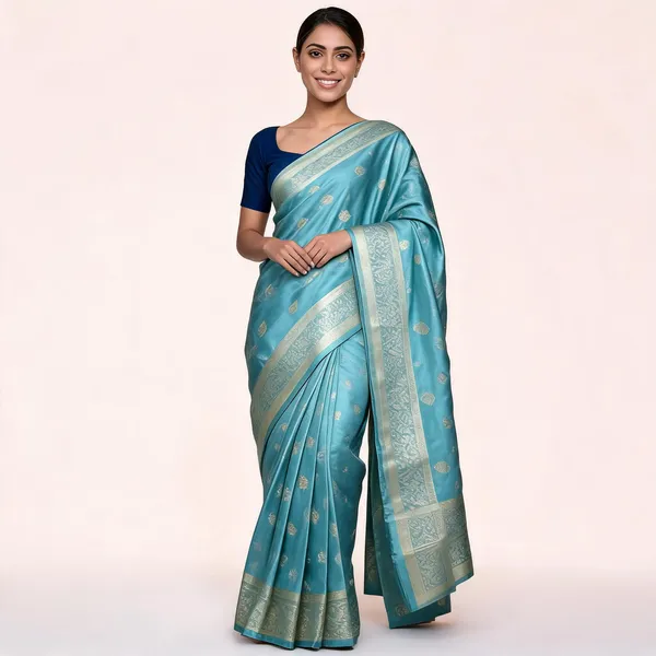 KP-R_210_Beautiful_Party_Wear_Sky_Blue_Saree