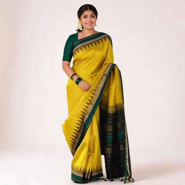 KP-R_249_SOFT_LICHI_SILK_CLOTH_Saree