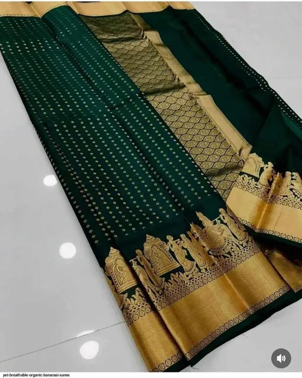 KP-R_262_New_Regular_Wear_Green_Saree