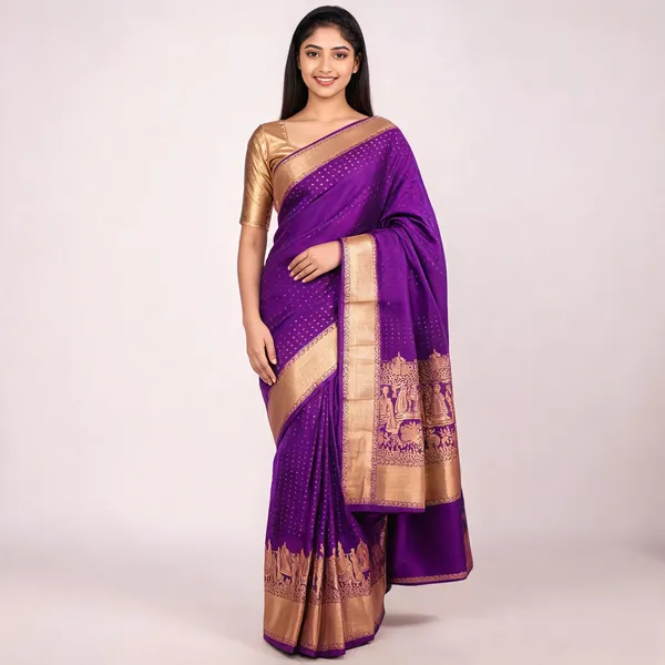 KP-R_262_New_Regular_Wear_Purple_Saree
