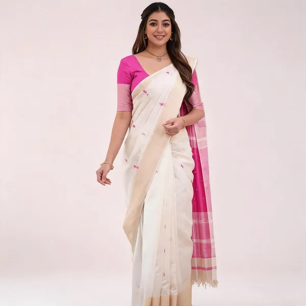 KP-R_272_Beautiful_Traditional_Silk_Cloth_Pink_Saree