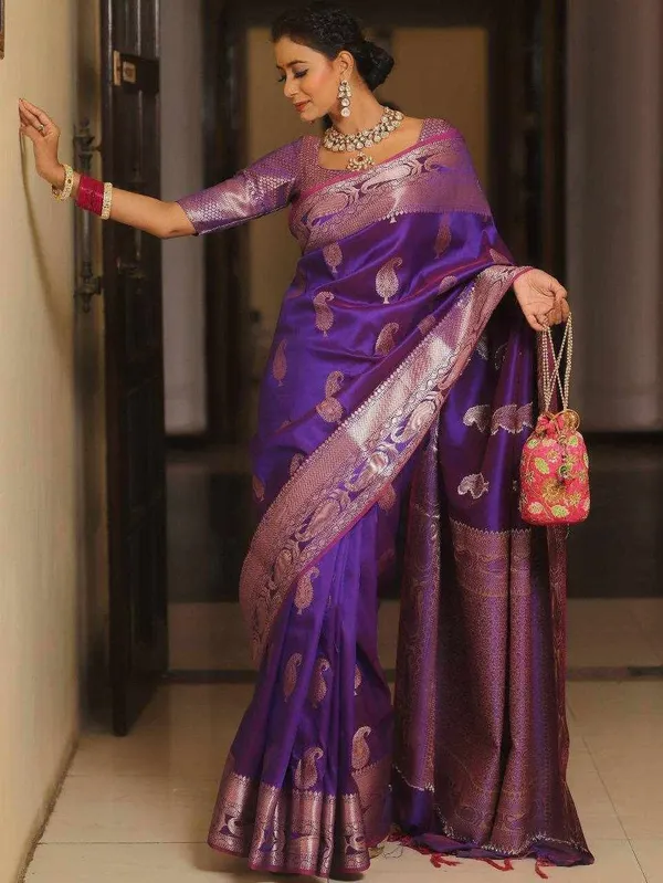 KP-R_276_PURE_GOLD_ZARI_ON_Purple_Saree