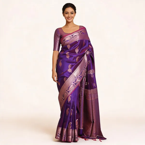 KP-R_276_PURE_GOLD_ZARI_ON_Purple_Saree