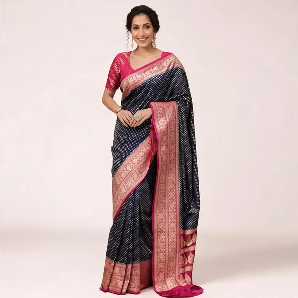 KP-R_279_SOFT_LICHI_SILK_CLOTH_Saree