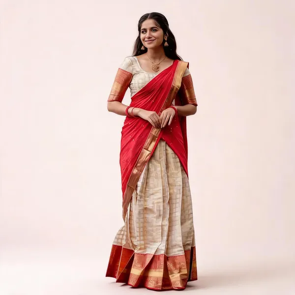 KP-W_352_New_Kanjiveram_Silk_Half_Saree