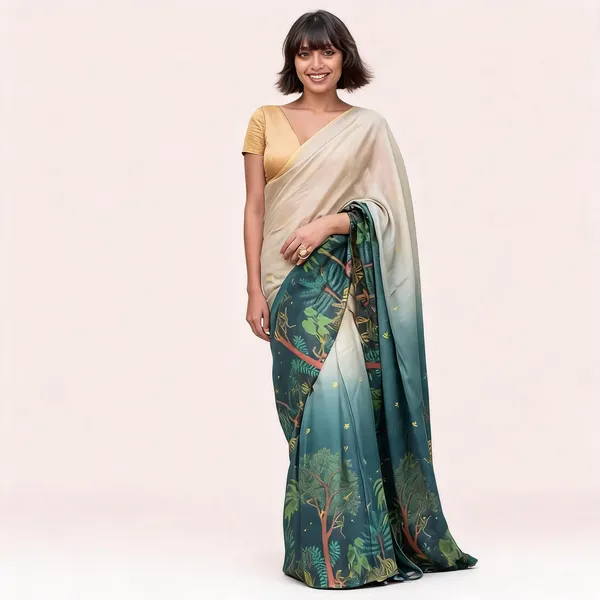 KP-W_355_New_Digital_Printed_Party_Wear_Saree