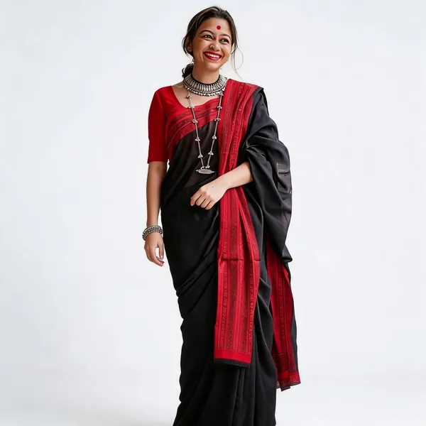 KPR_195_BLACK_SOFT_LILAN_SAREE