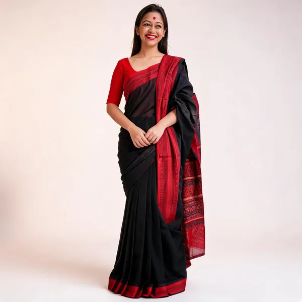 KPR_195_BLACK_SOFT_LILAN_SAREE