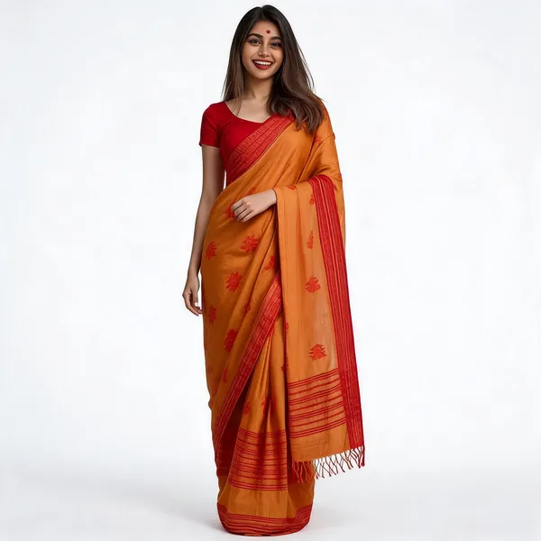 KPR_195_MUSTARD_SOFT_LILAN_SAREE