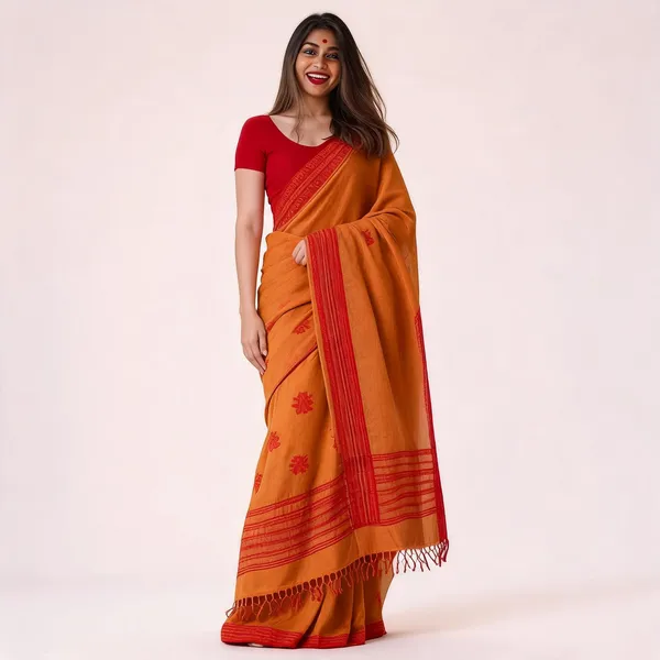 KPR_195_MUSTARD_SOFT_LILAN_SAREE