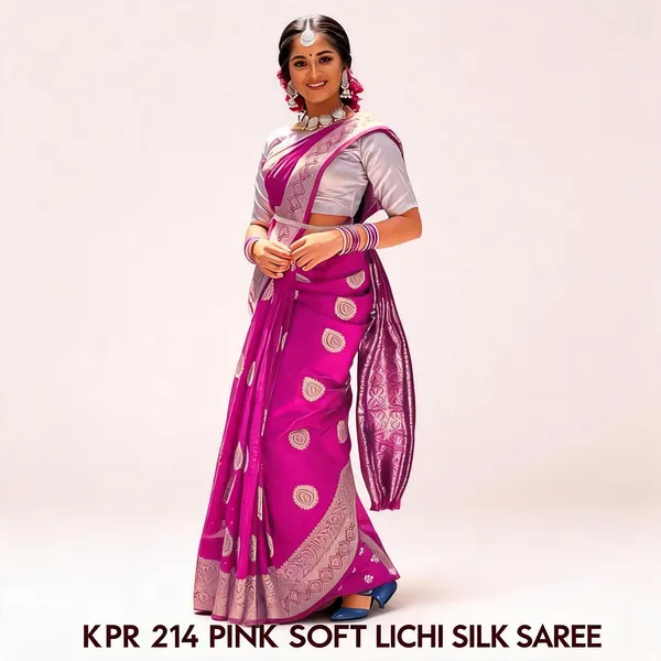 KPR_214_PINK_SOFT_LICHI_SILK_SAREE