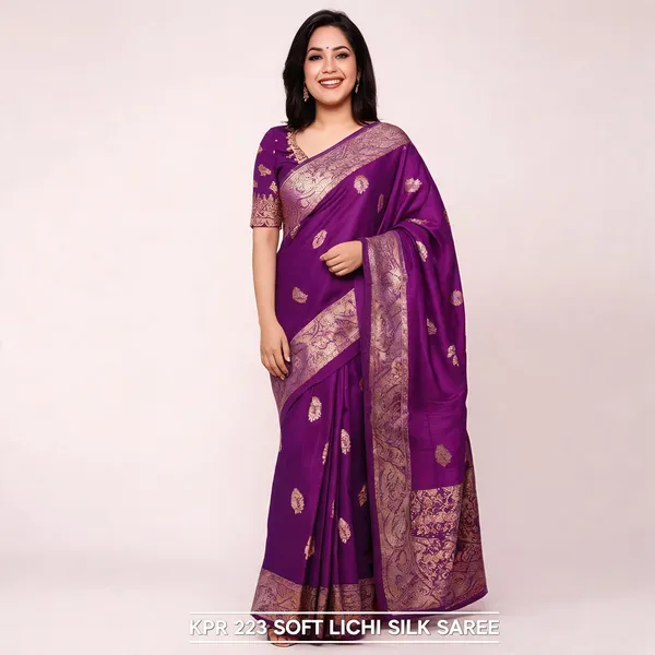 KPR_223_SOFT_LICHI_SILK_SAREE
