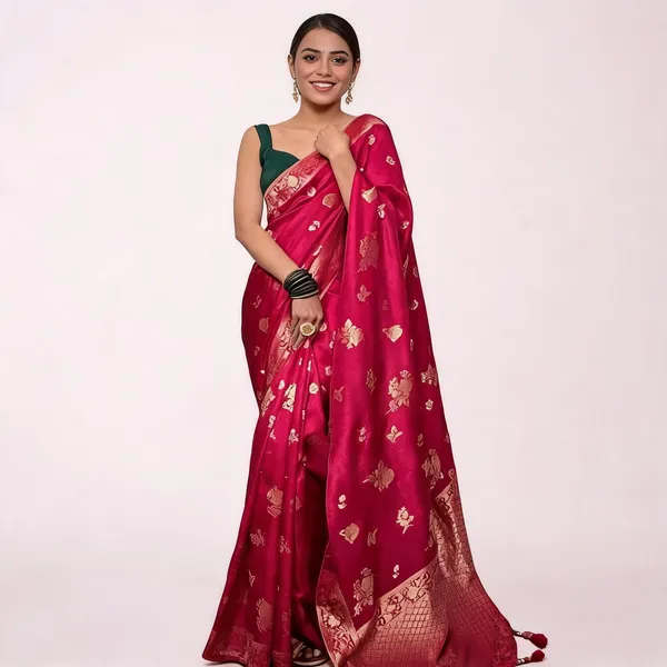 KPR_226_PINK_SOFT_LICHI_SILK_SAREE