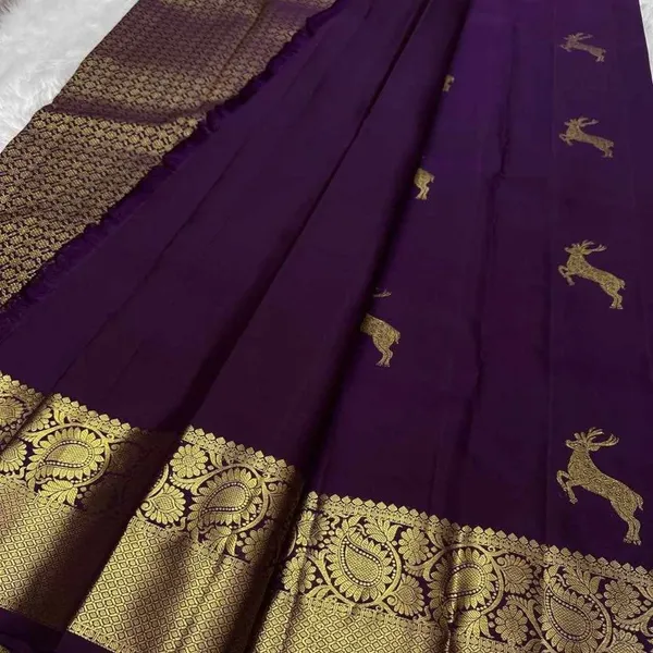 KPR_239_WINE_SOFT_LICHI_SILK_SAREE