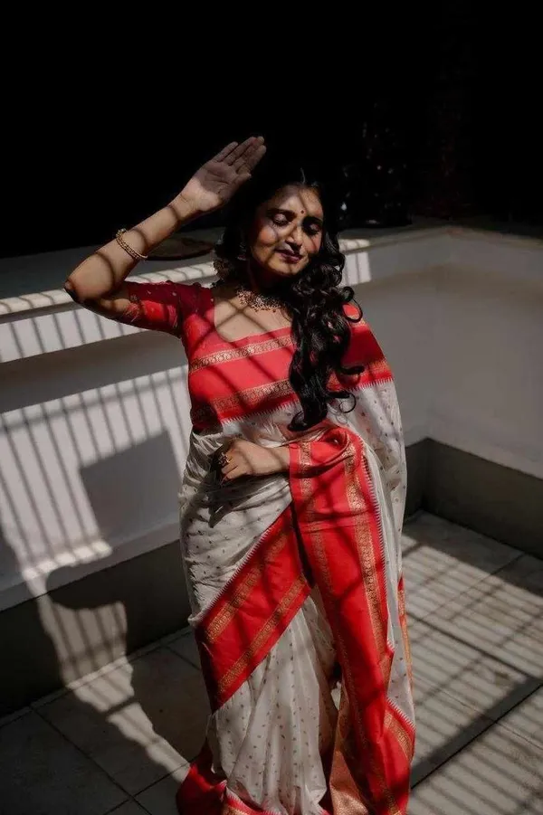 KPR_240_WHITE_SOFT_LICHI_SILK_SAREE