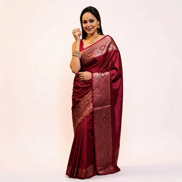 KPR_267_NEW_SOFT_LITCHI_SILK_CLOTH_SAREE