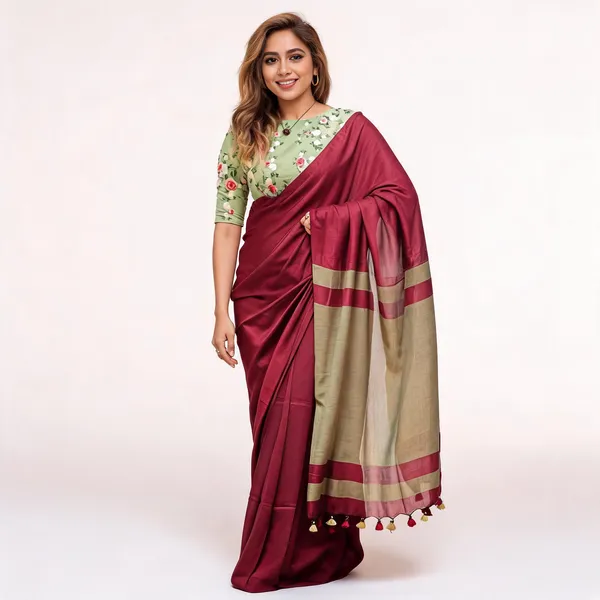 KPR_285_BEAUTIFUL_ATTRACTIVE_CHARMFULL_MAROON_SAREE
