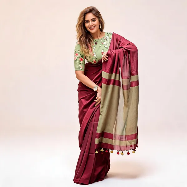 KPR_285_BEAUTIFUL_ATTRACTIVE_CHARMFULL_MAROON_SAREE