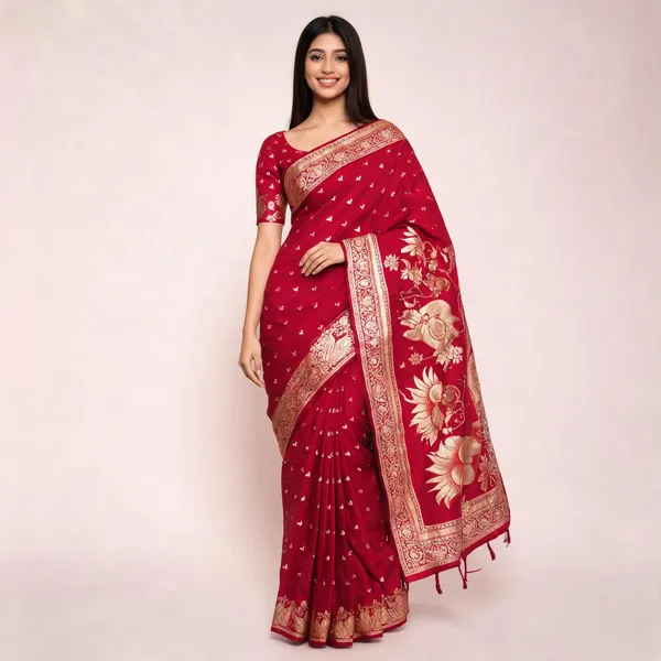 KPR_302_BEAUTIFUL_GOLD_ZARI_SAREE_DESIGNED_FOR_ELEGANCE_AND_GRACE