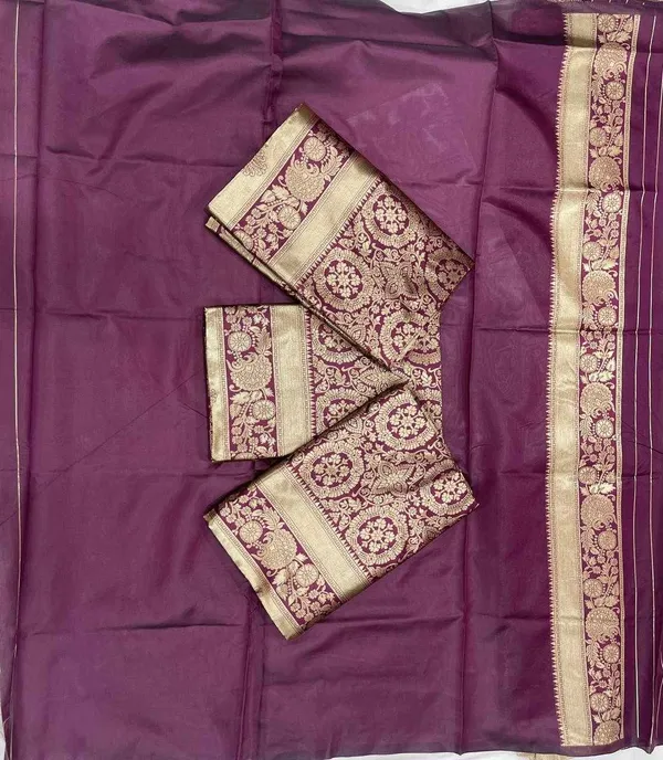 KPR_306_New_Designer_Gold_Border_Saree