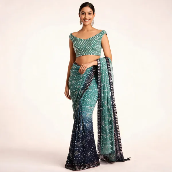 KPW_307_Heavy_Fox_Georgette_With_Pedding_Partywear_Saree