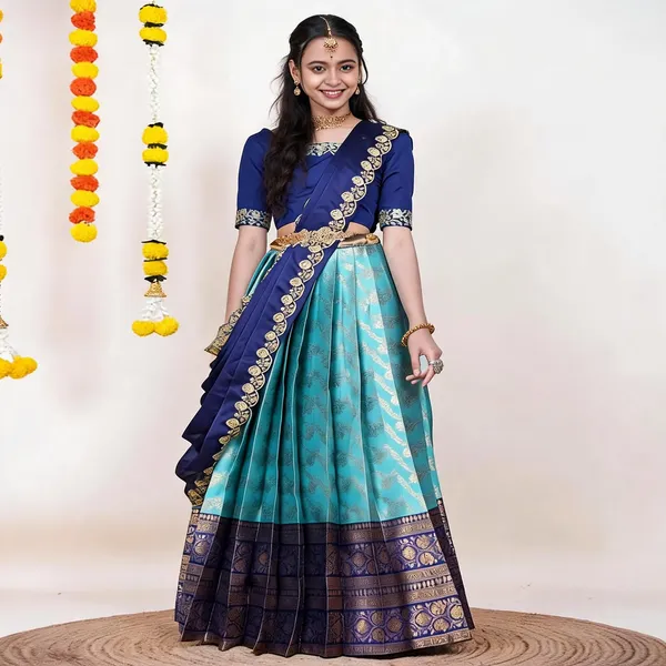 KPW_332_Kanjiveram_Silk_Zari_Lehanga_Banarashi_Silk_Duppta