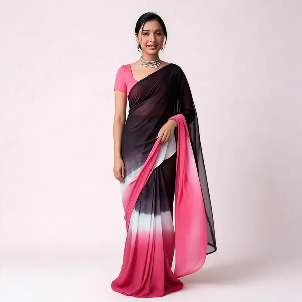 KPW_335_Pure_Soft_Georgette_Ready_To_Wear_Saree