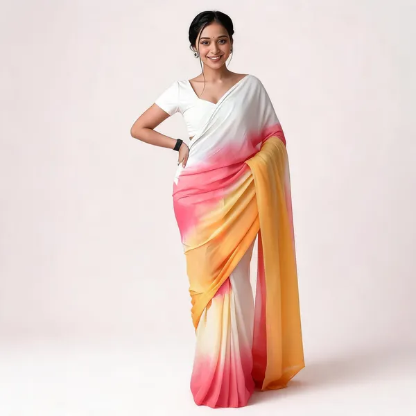 KPW_337_Beautiful_Bandhani_Design_Ready_To_Wear_Saree