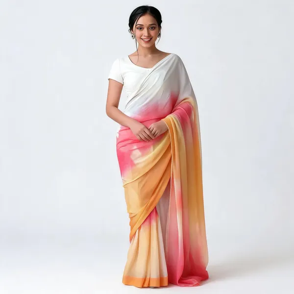 KPW_337_Beautiful_Bandhani_Design_Ready_To_Wear_Saree