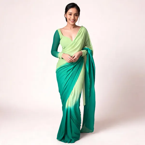 KPW_338_Pure_Soft_Georgette_Ready_To_Wear_Saree