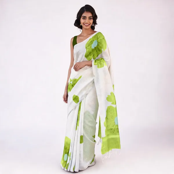 KPW_345_Green_Beautiful_Digital_Printed_Saree