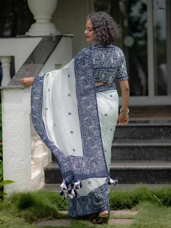 KPW_346_Beautiful_Digital_Printed_Blue_Saree