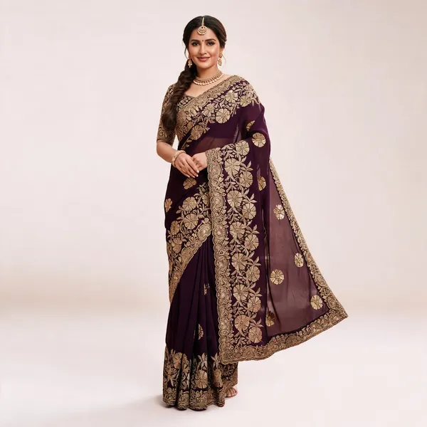 lyk_Georgette_saree_for_Women