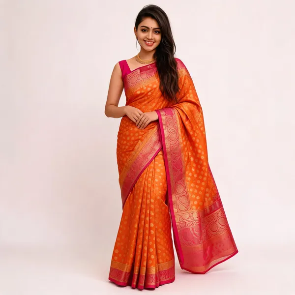 MF_1520_Orange_Saree