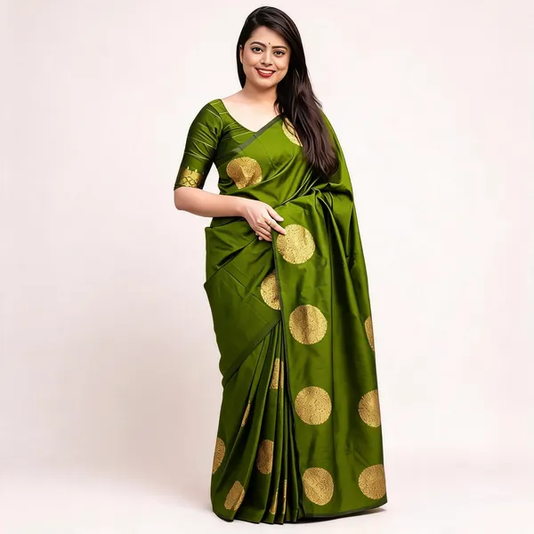 MF_1740_GREEN_SOFT_LICHI_SILK_SAREE