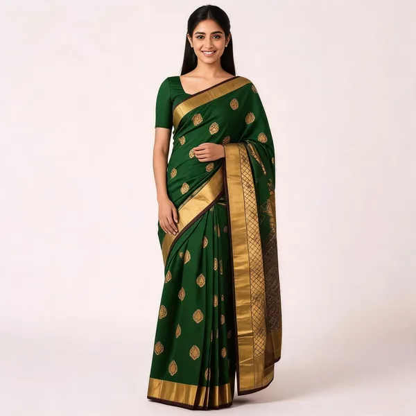 MF_1780_GREEN_SOFT_LICHI_SILK_SAREE