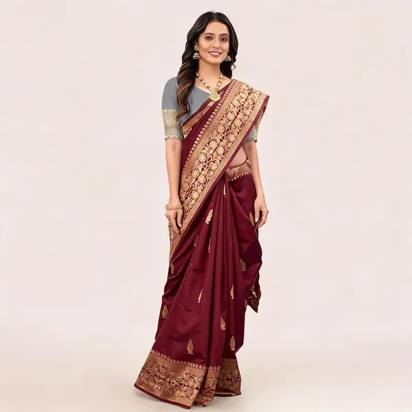 MF_1810_SOFT_LICHI_SILK_SAREE