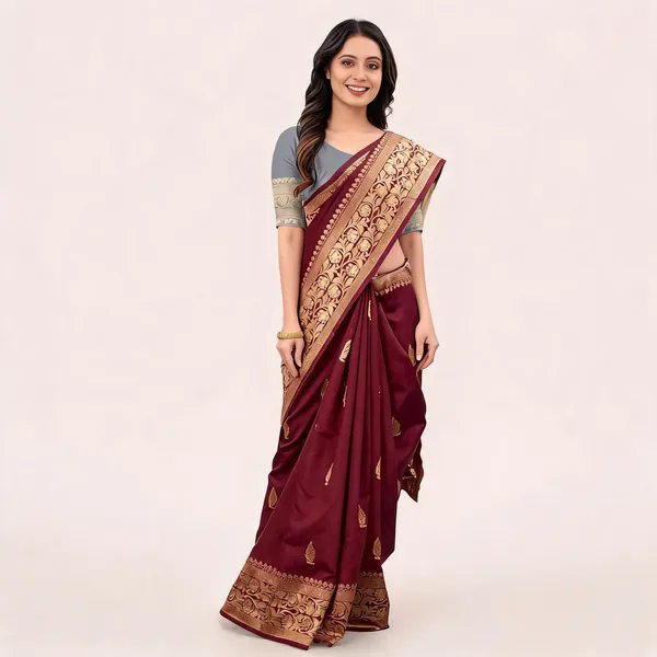 MF_1810_SOFT_LICHI_SILK_SAREE