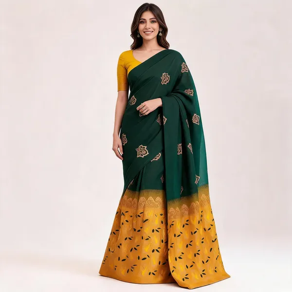 MF_1930_GREEN_SOFT_LICHI_SILK_SAREE