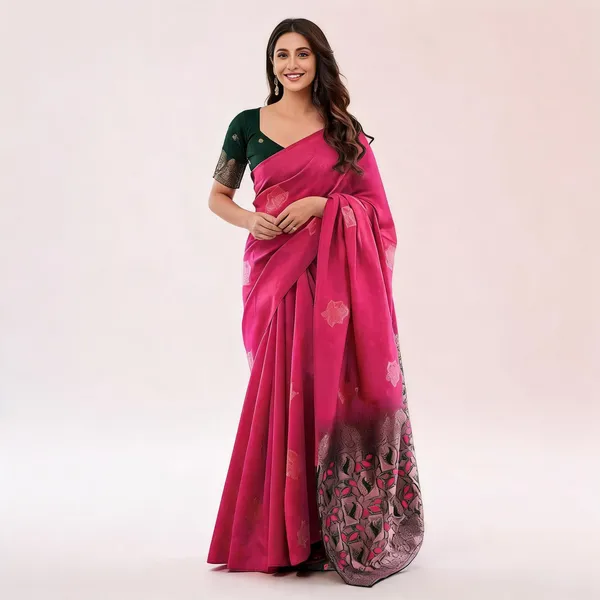 MF_1930_PINK_SOFT_LICHI_SILK_SAREE