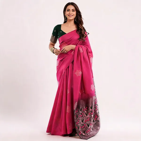 MF_1930_PINK_SOFT_LICHI_SILK_SAREE