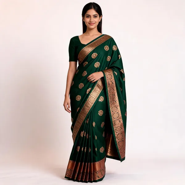 MF_1940_GREEN_SOFT_LICHI_SILK_SAREE