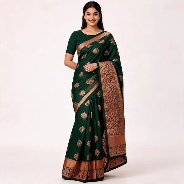 MF_1940_GREEN_SOFT_LICHI_SILK_SAREE