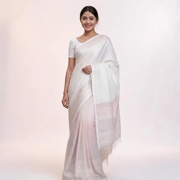 MF_1950_WHITE_BANARASI_SOFT_LICHI_SILK_SAREE