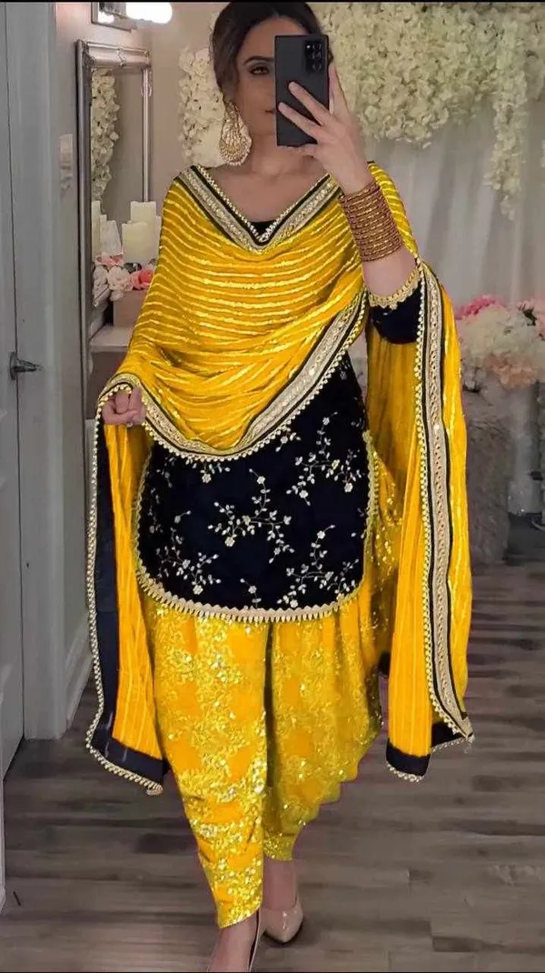 MF_242_Yellow_Top_Dhoti_Salwar_and_Dupatta